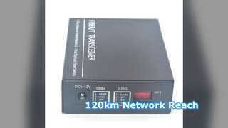 Extend Network Distance 120km Fiber Converter