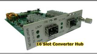 16 Slot Media Converter Chassis Management System