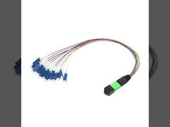 12 fibers MPO-LC breakout cable for MPO cassette