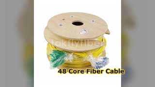 48 Core Fiber Optic Breakout Cable High Density