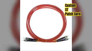 Custom ST ST Patch Cord LSZH Cable