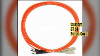 Custom ST ST Patch Cord LSZH Cable