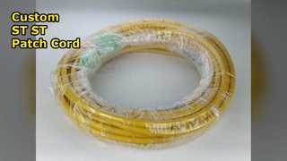 Custom ST-ST Patch Cord LSZH Cable
