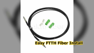 SC Pushable FTTH Drop Cable Fiber Optic Patchcord