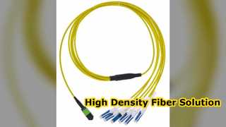 MPO CS Fiber Patch Cord High Density Cabling