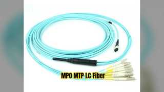 MPO MTP LC Fiber Patch Cord High Speed Data