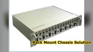 16 Slot Rack Mount Chassis Network Media Conversion