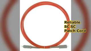 SC SC Patch Cord Duplex Simplex Reliable Connection
